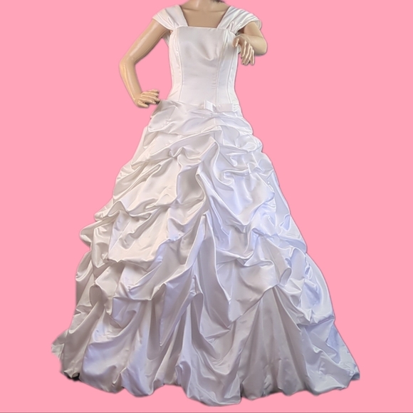 David's Bridal Wedding Dress - Picture 2 of 16